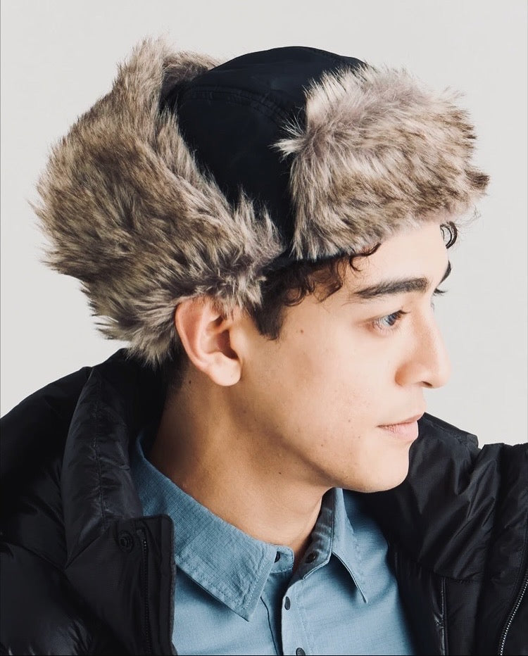 AURORA TEX FUR FLIGHT CAP