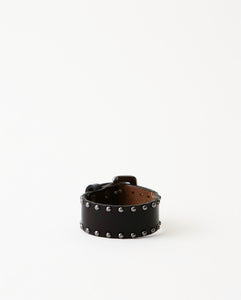 WACKO MARIA WOLF'S HEAD / STUDS LEATHER WRIST BAND（29mm） – NCNR