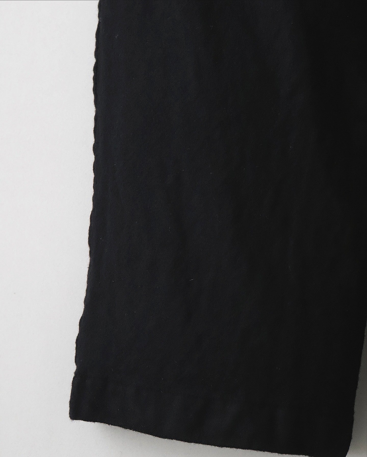 WOOL SERGE FULLING PANTS