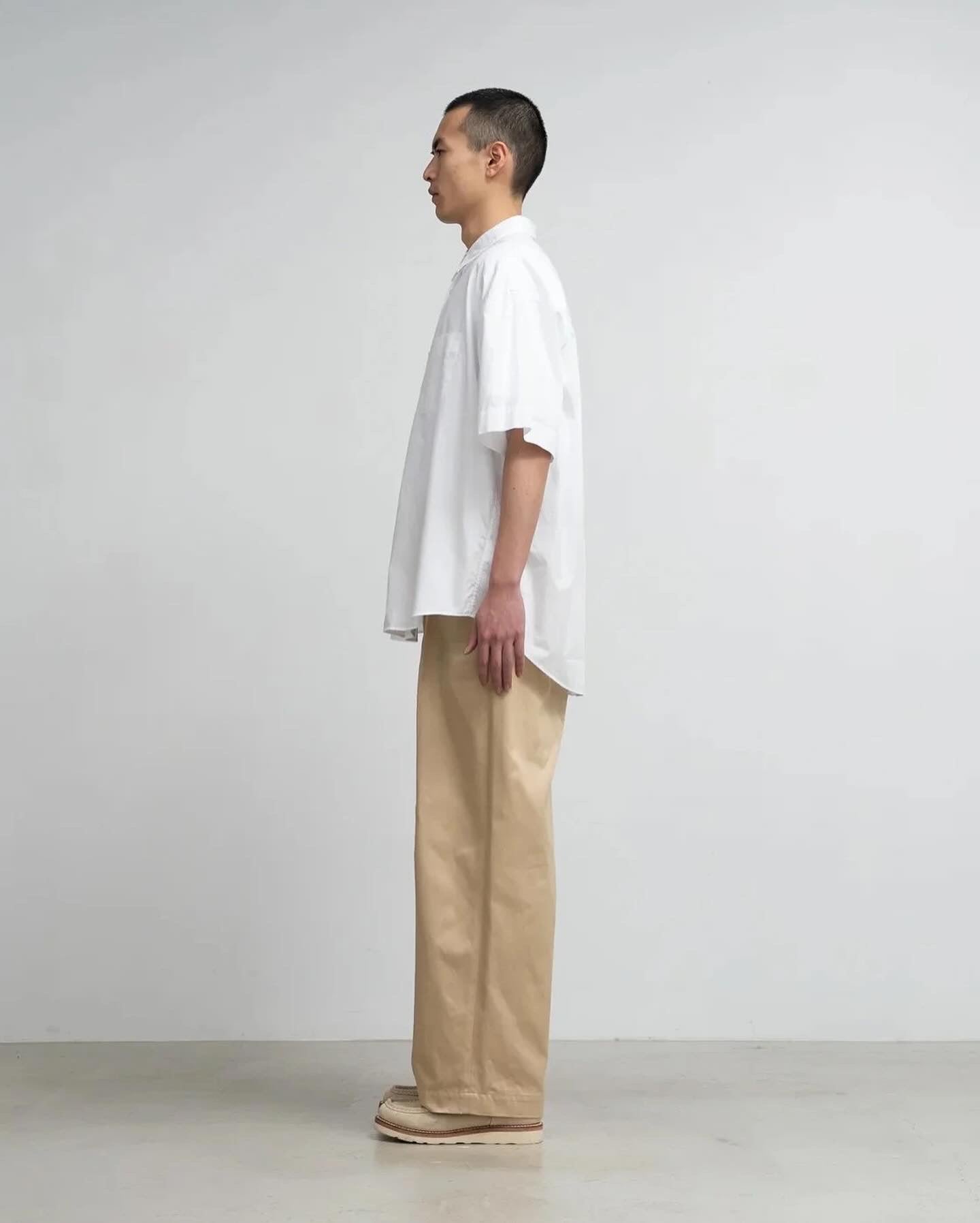 BROAD S/S OVERSIZED REGULAR COLLAR SHIRT