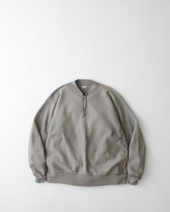 VINTAGE HALF ZIP RIB COLLAR SWEATSHIRT