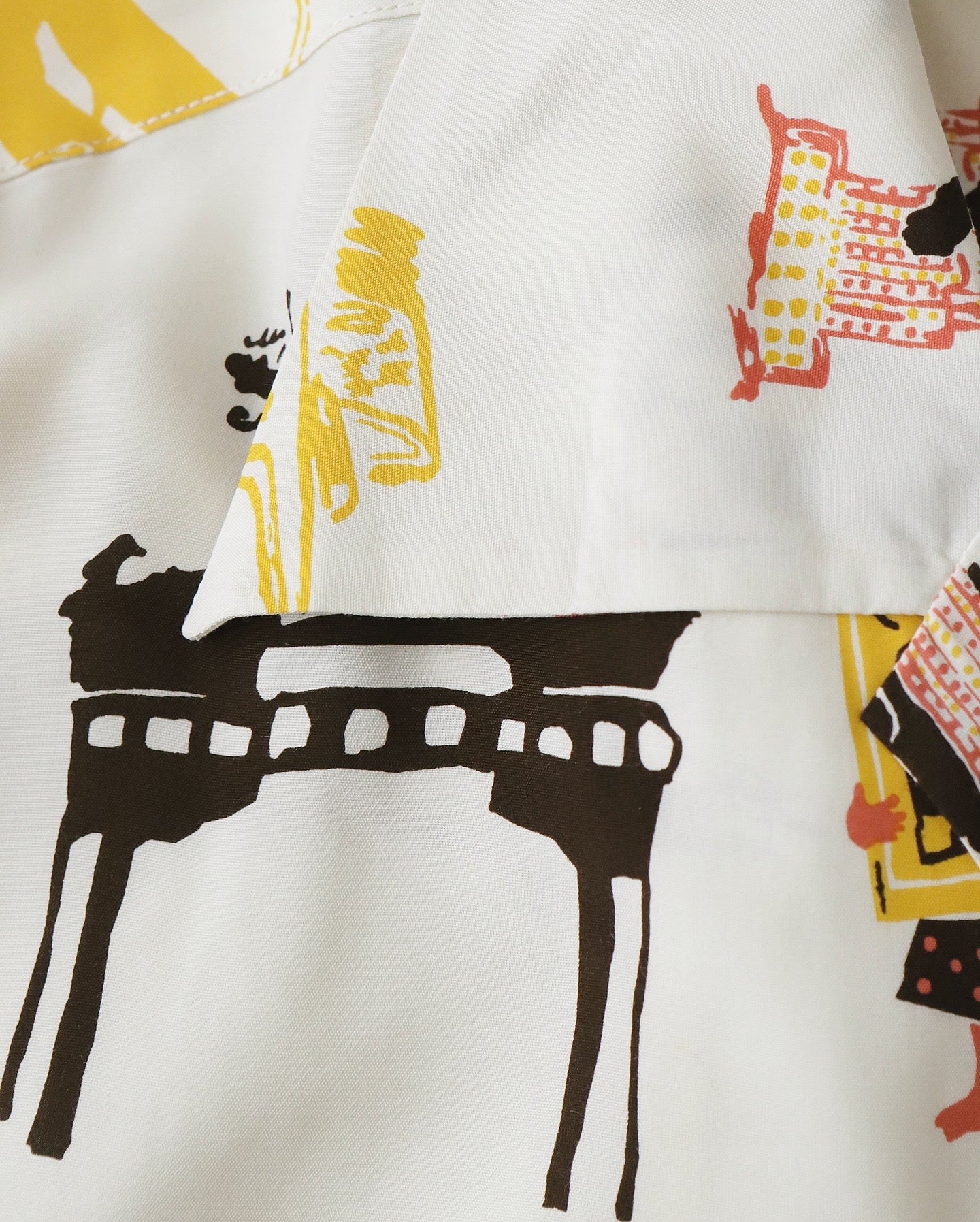 SOUVENIR SHIRT LOS ANGELES LIGHT BEIGE