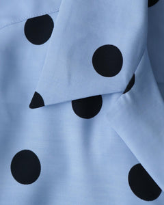 DOTS OPEN COLLAR SHIRT
