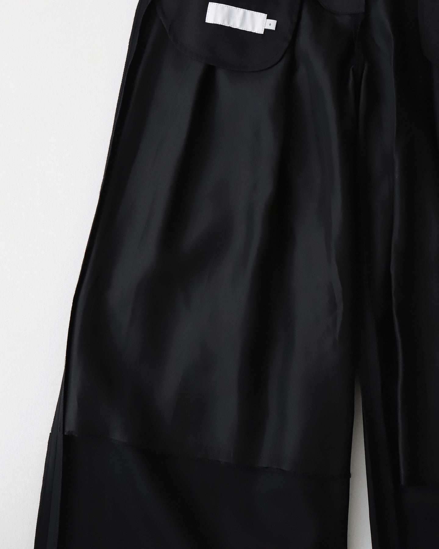 WOOLY COTTON TWILL TWO TUCK WIDE PANTS（WOMEN）
