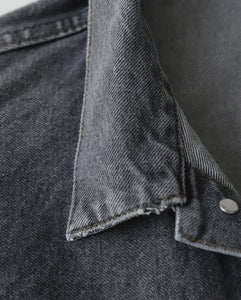 VINTAGE GRAY DENIM JACKET