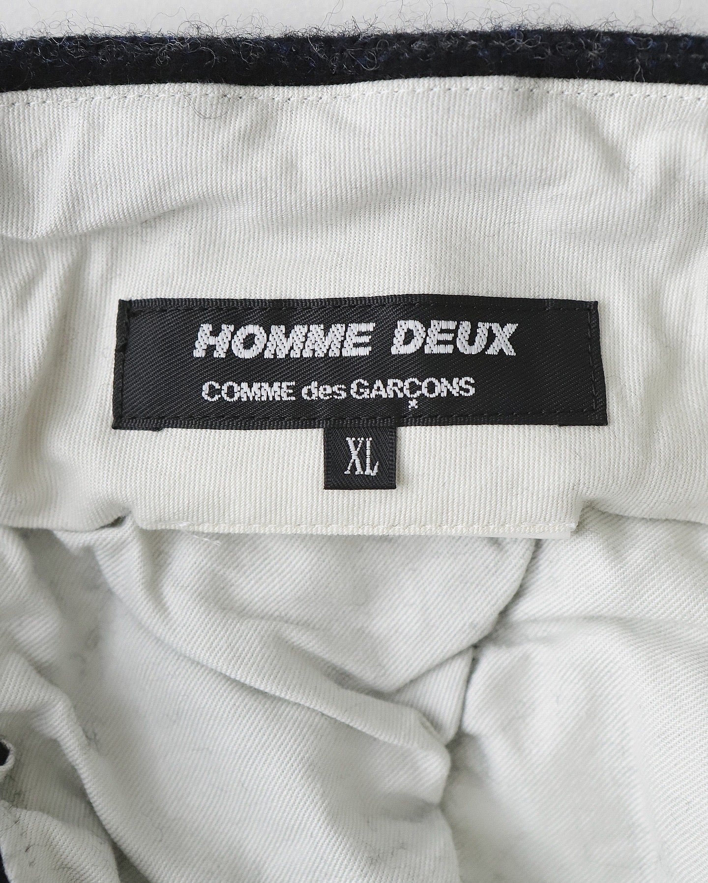 CHALK STRIPE FULLING ONE TUCK PANTS