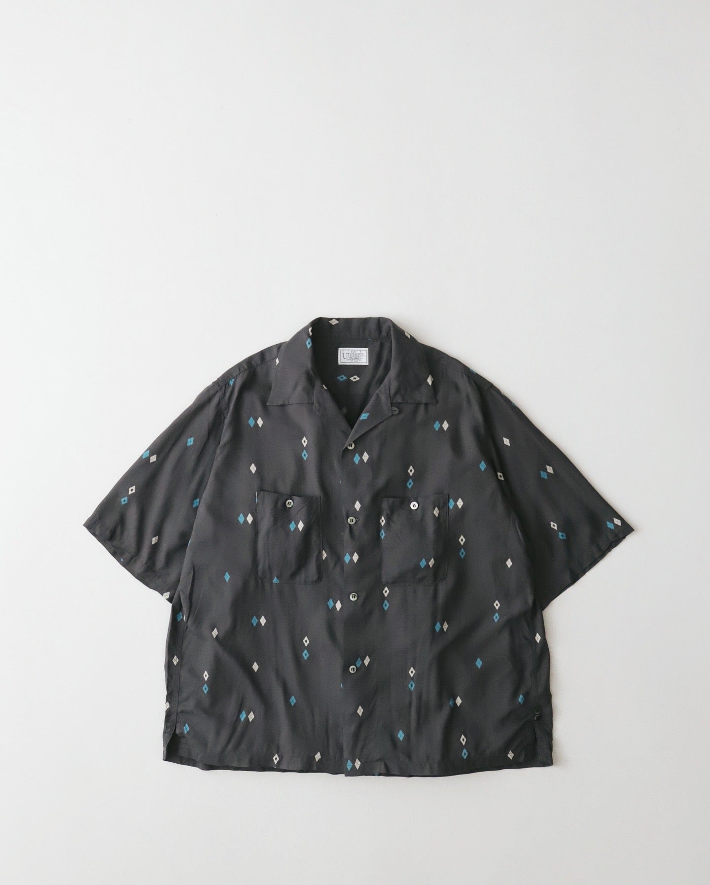 さ*み様 Unlikely Rayon Shirts S/S Argyle Unlikely UNLIKELY RAYON SHIRTS S/S ARGYLE – NCNR ONLINE STORE