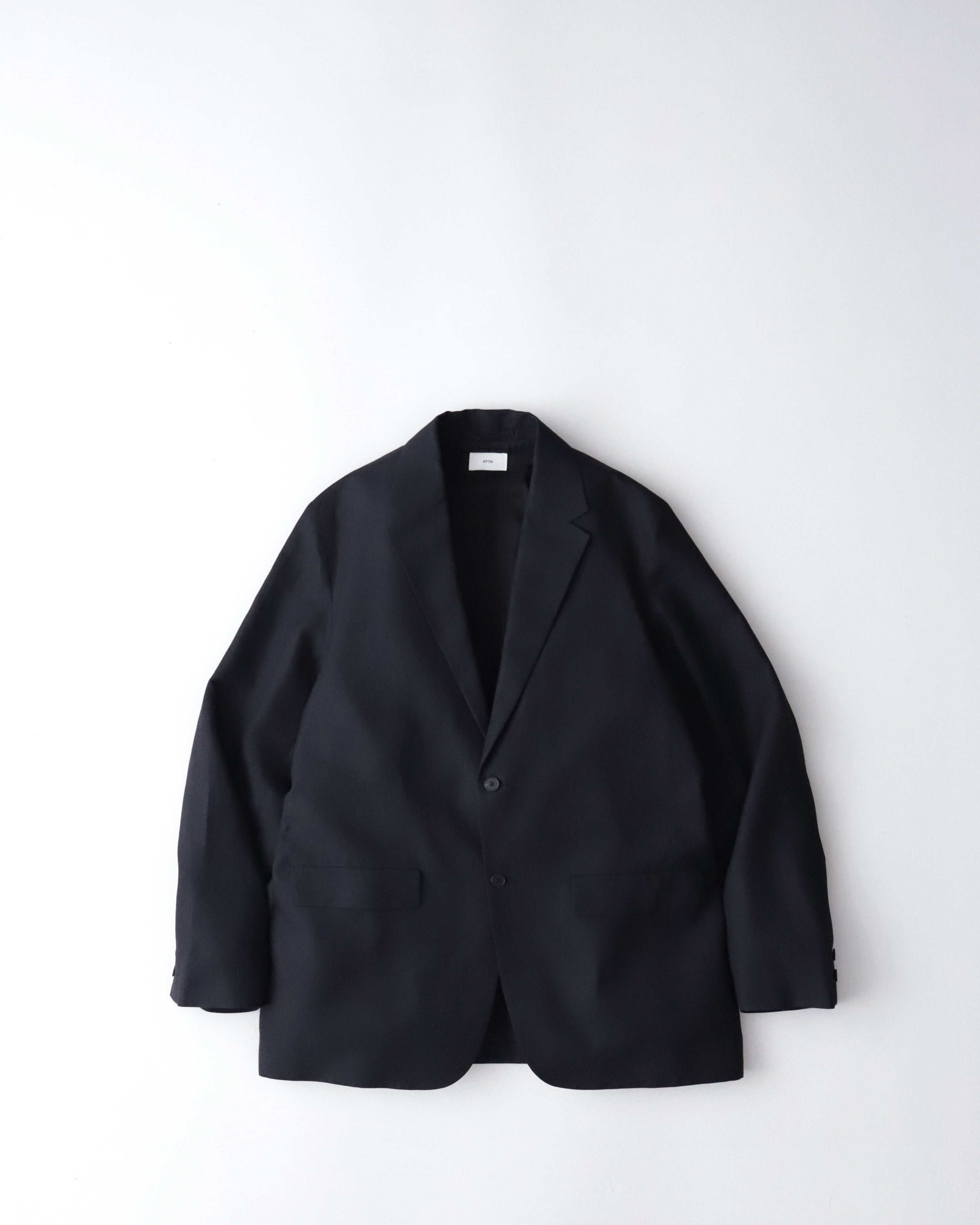 SILK WASHI TWILL TAILORED JACKET