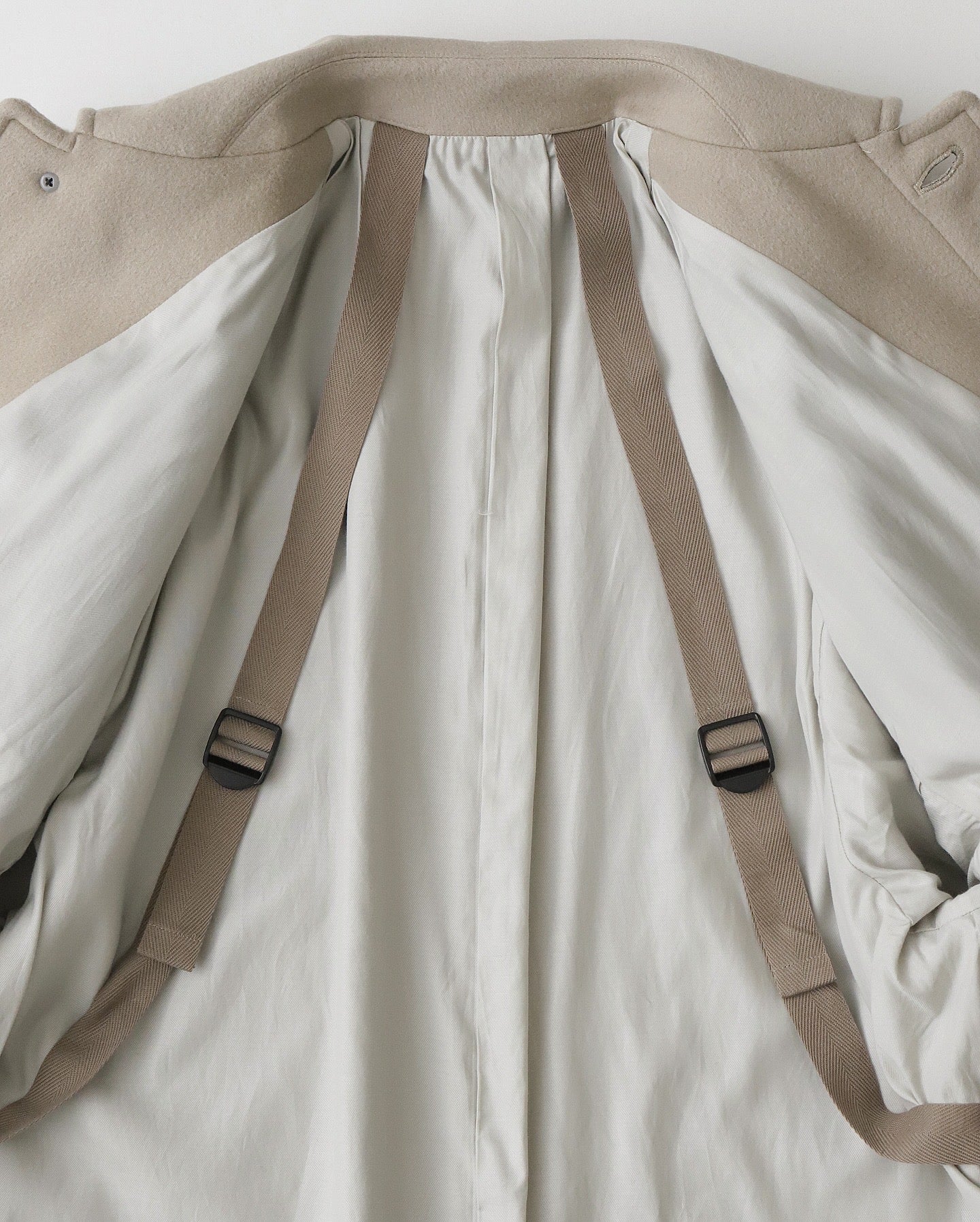 LIGHT MELTON OVERSIZED COAT