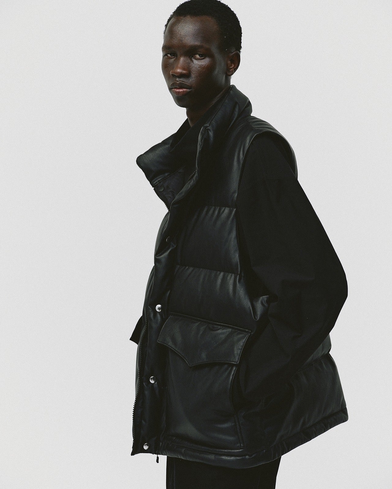 TECH 2WAY SYNTHETIC SKIN DOWN JACKET