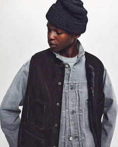 UNLIKELY TIME TRAVEL TRUCKER JACKET GRAY DENIM