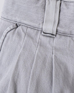 FARAH｜THREE-TUCK WIDE SHORTS / DENIM