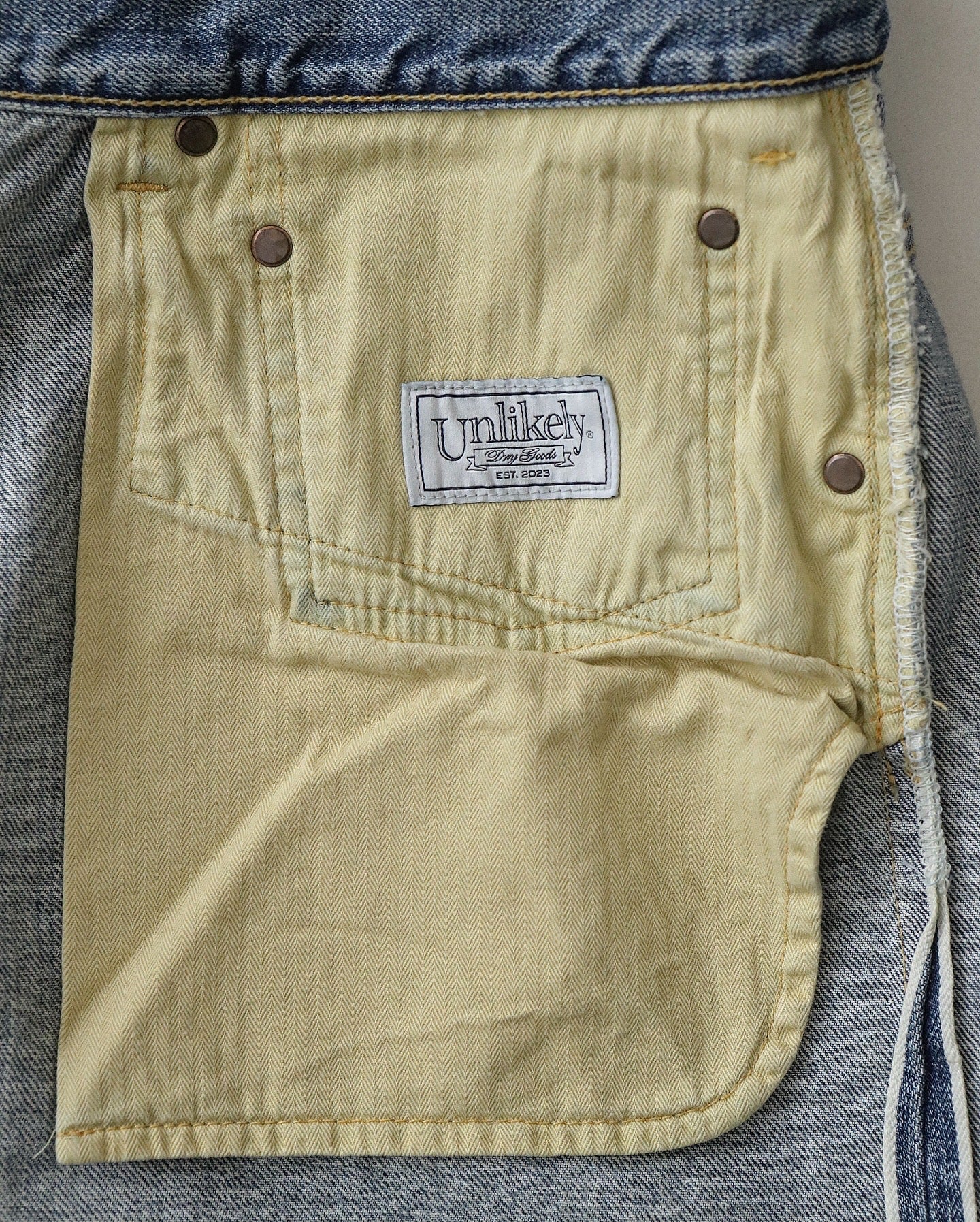 UNLIKELY TIME TRAVEL JEANS WIDE 1977 WASH