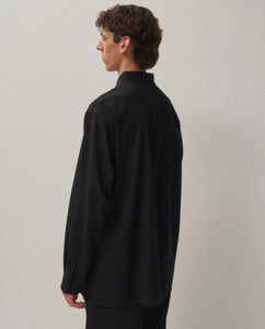 TWIST WOOL WASHER OVERSIZED SHIRT