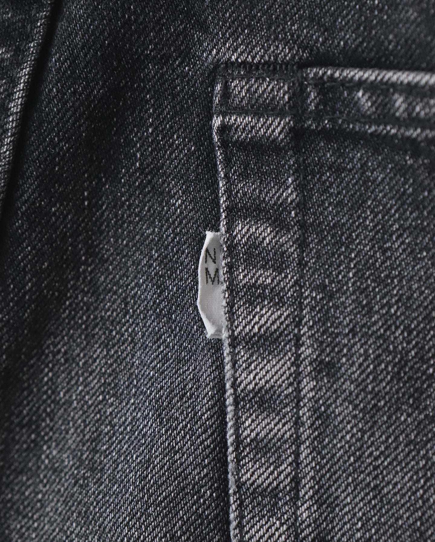 NEW MANUAL BLACK DENIM JEANS