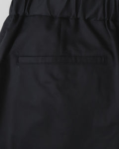 SILICON POPLIN TWO TUCK EASY PANTS