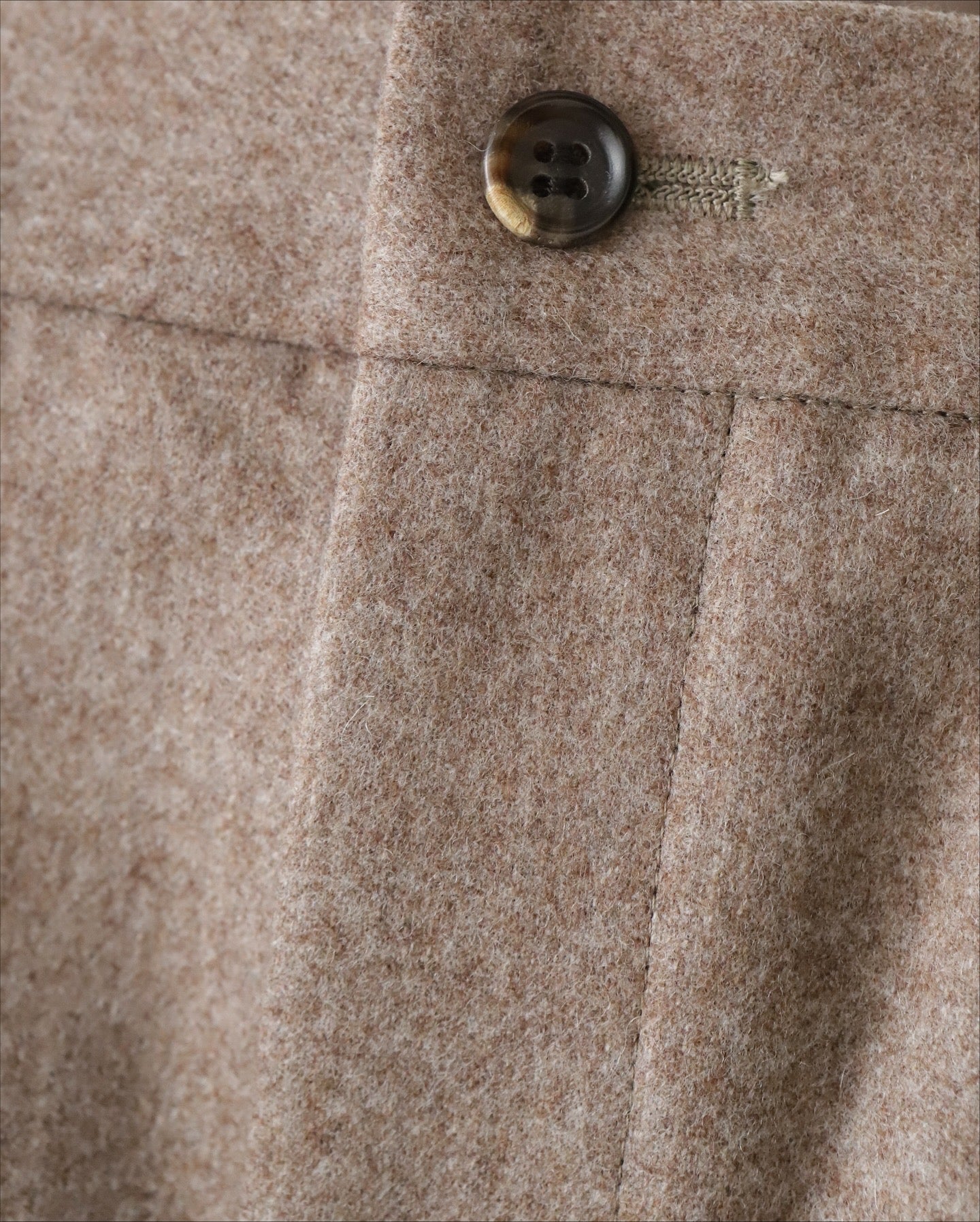 WOOL FLANNEL EASY PANTS