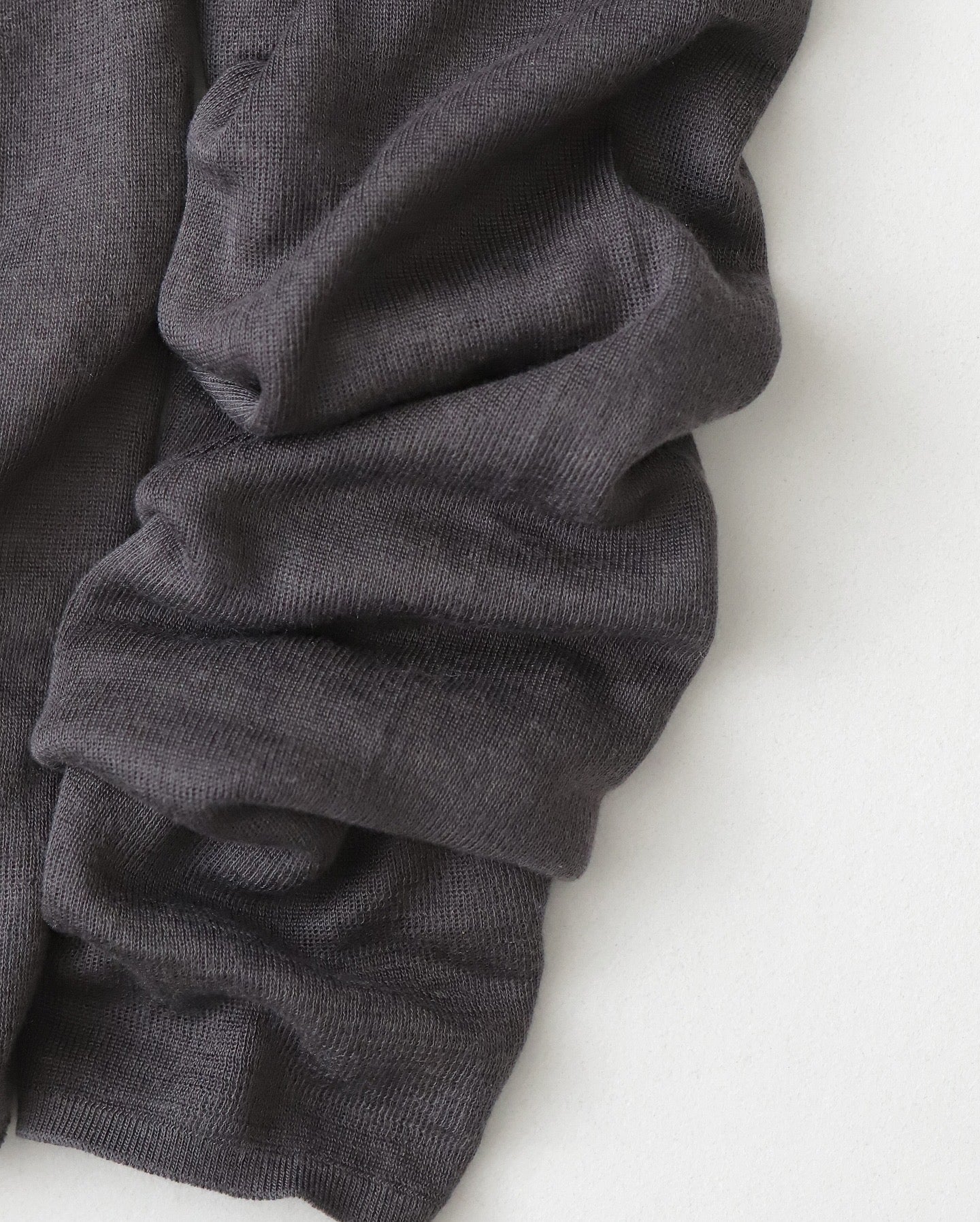 SILK BLENDED CIRCULAR RIB HENRYNECK SWEATER（WOMEN）