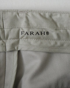 OUT TUCK WIDE TAPERED PANTS