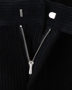 WOOL CORDUROY WIDE TAPERED TROUSERS