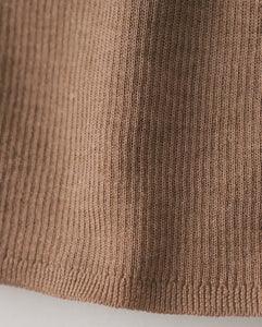 RAMIE WOOL RIB | RIB POLO SWEATER（WOMEN）