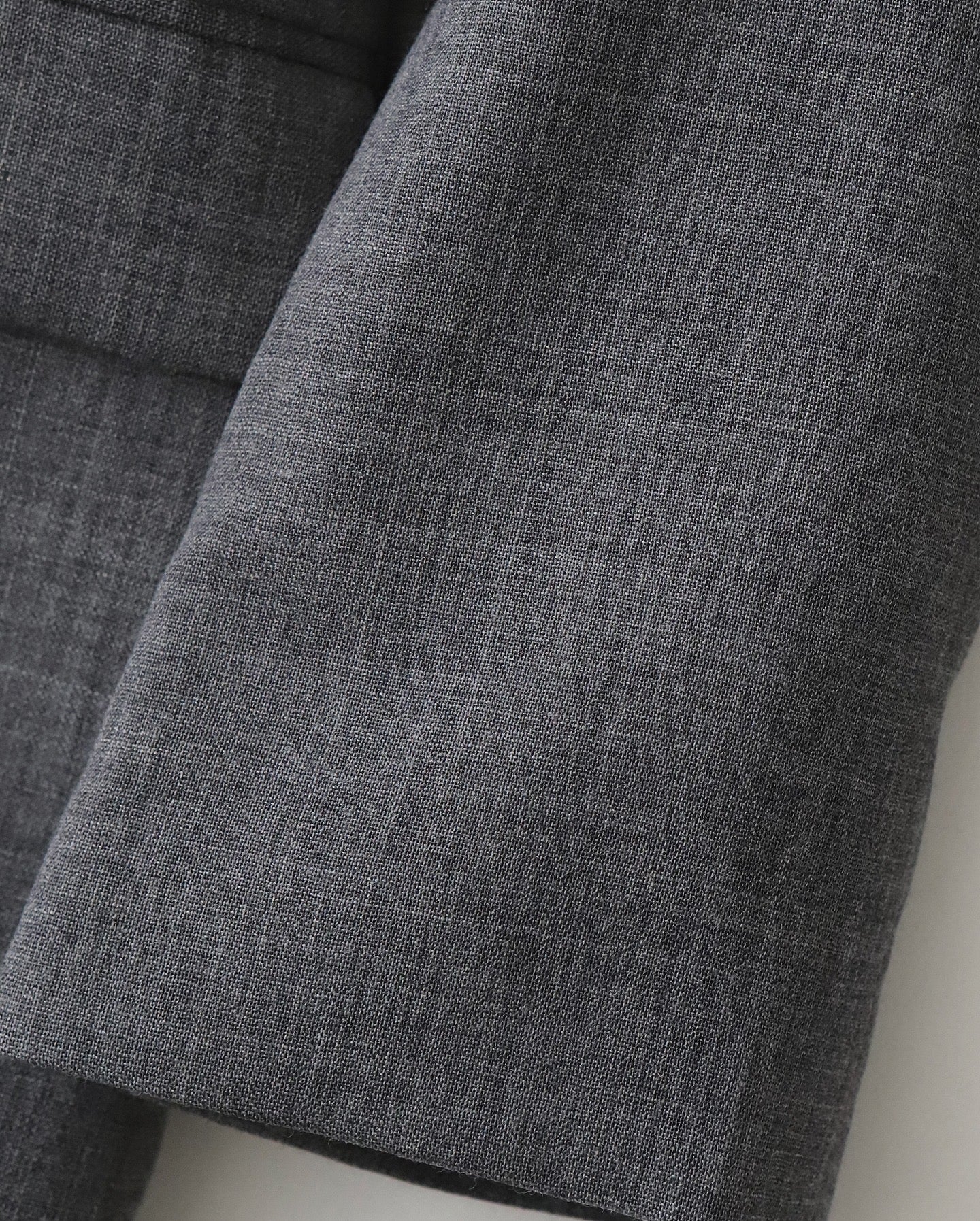 TECHNO WOOL ETERMIN COLLARLESS JACKET（WOMEN）