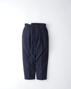 TWO-TUCK WIDE TAPERED PANTS