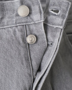 UNLIKELY TIME TRAVEL JEAN WIDE GRAY DENIM