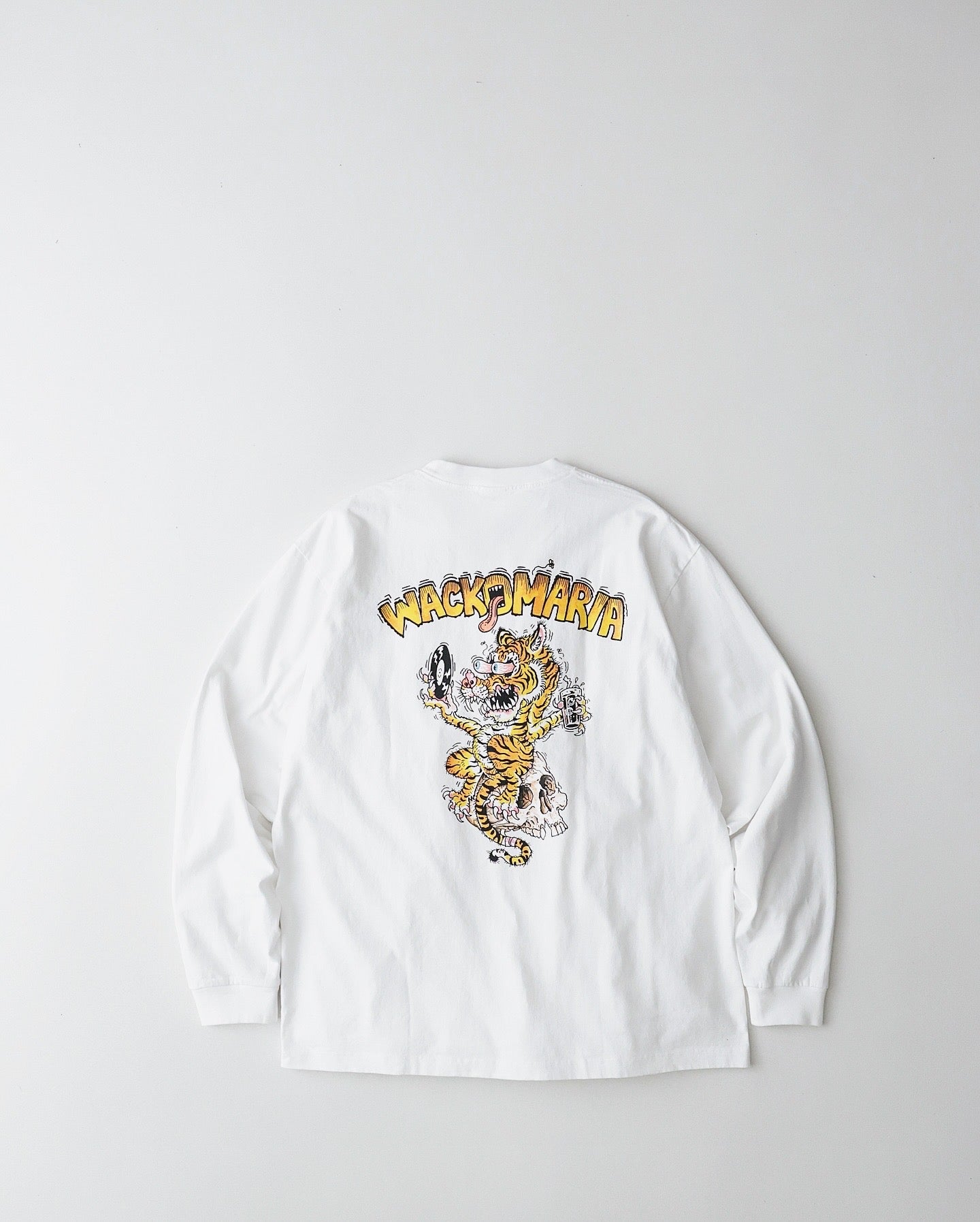 WACKO MARIA TIM LEHI / WASHED HEAVY WEIGHT LONG SLEEVE T-SHIRT
