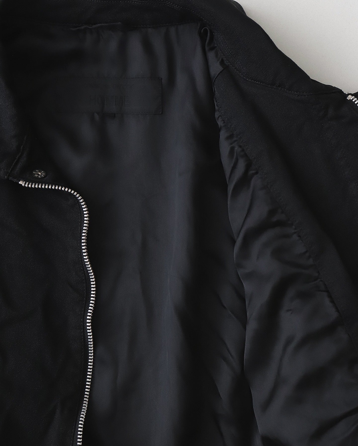 GARMENT DYE COLLARED BOMBER JACKET