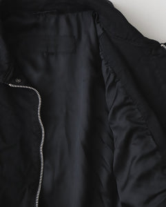 GARMENT DYE COLLARED BOMBER JACKET