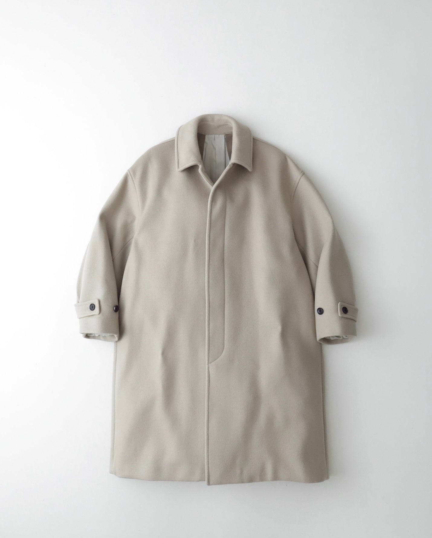 LIGHT MELTON OVERSIZED COAT