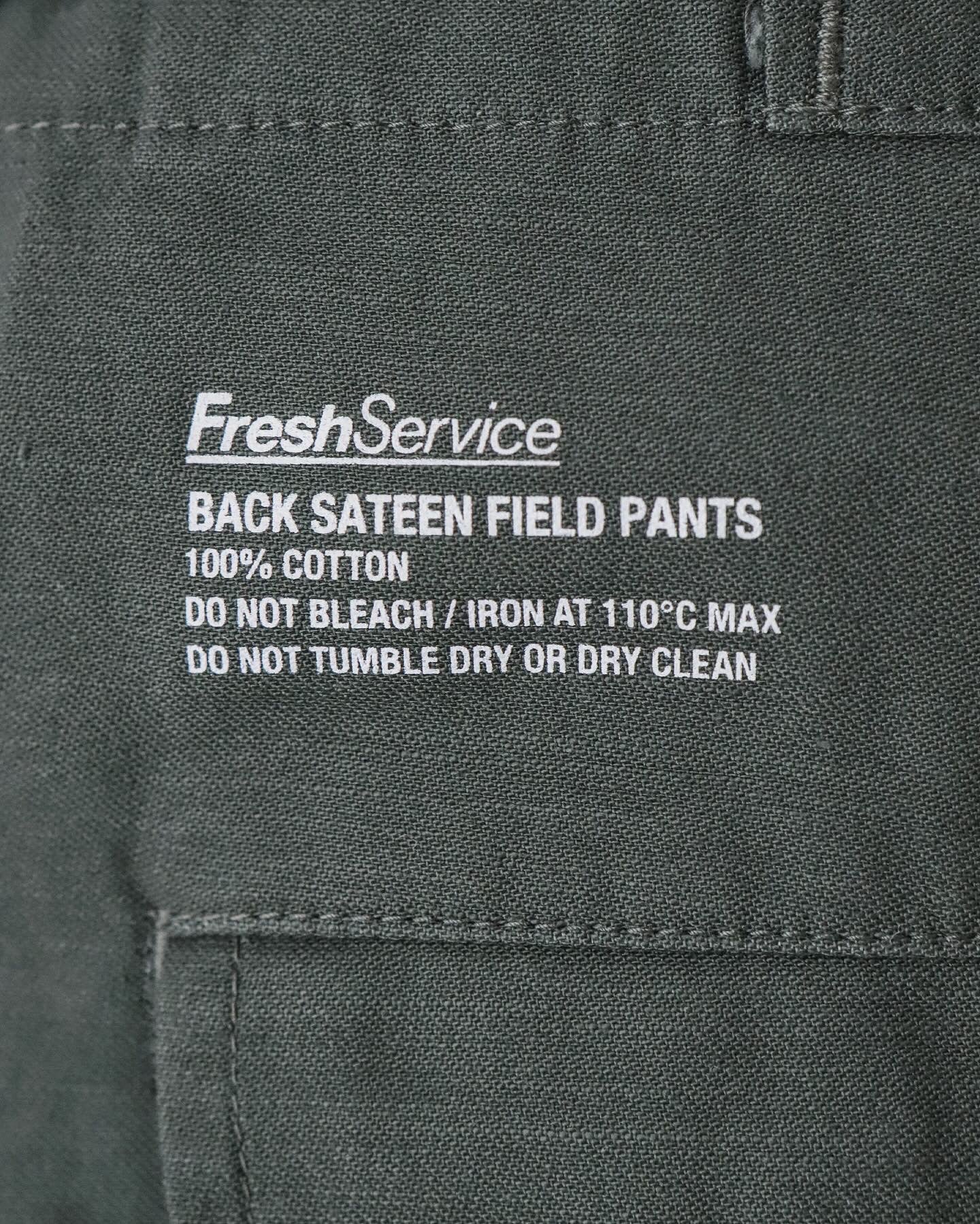 BACK SATEEN FIELD PANTS