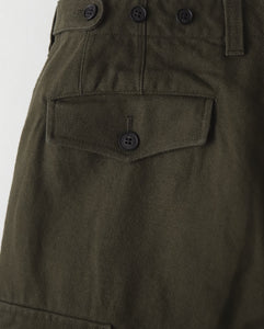 COMME des GARÇONS HOMME コットンウール カーゴパンツ L COMME des GARCONS HOMME CARGO PANTS COTTON WOOL ARMY SERGE – NCNR