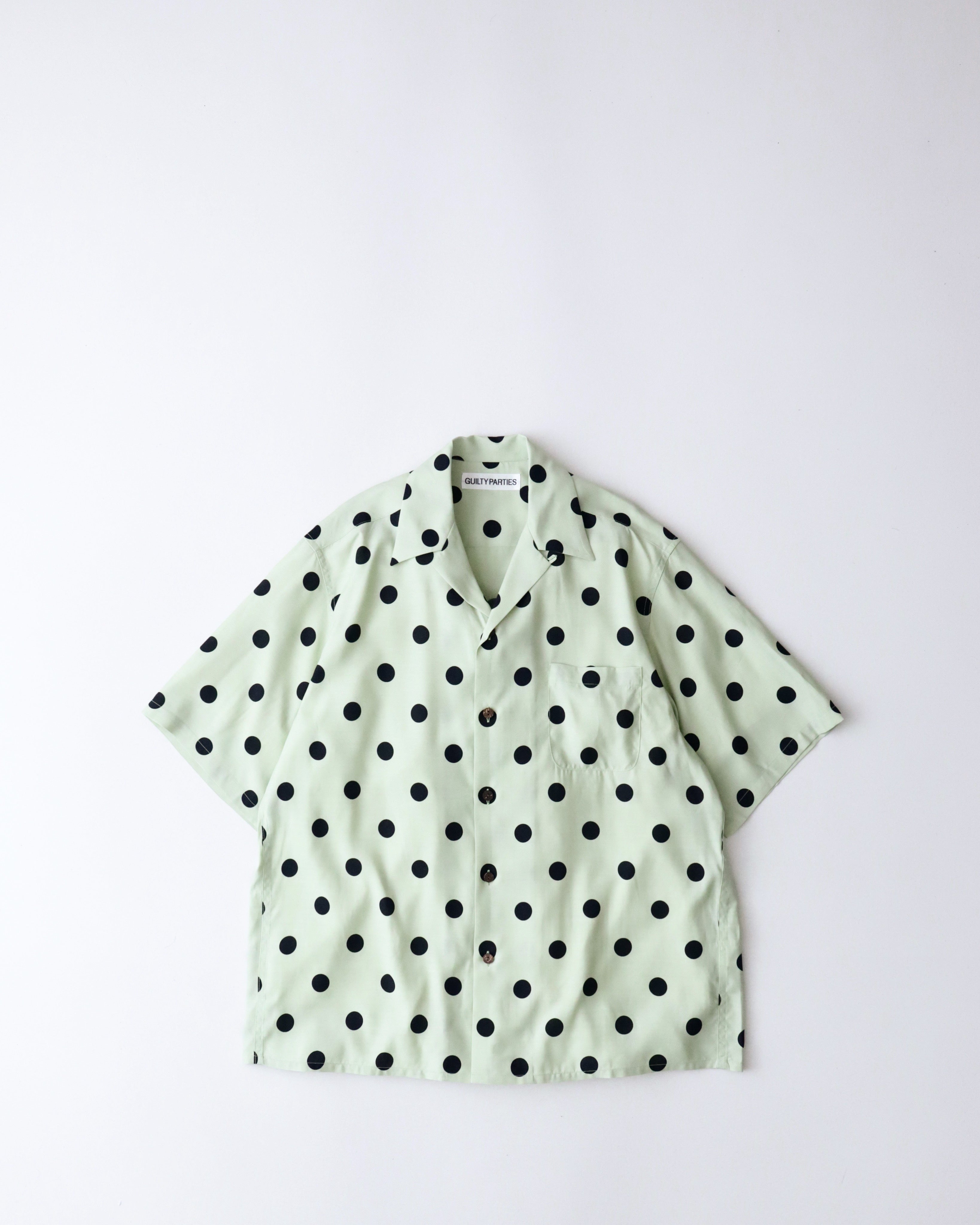 WACKO MARIA DOTS OPEN COLLAR SHIRT – NCNR WEB STORE