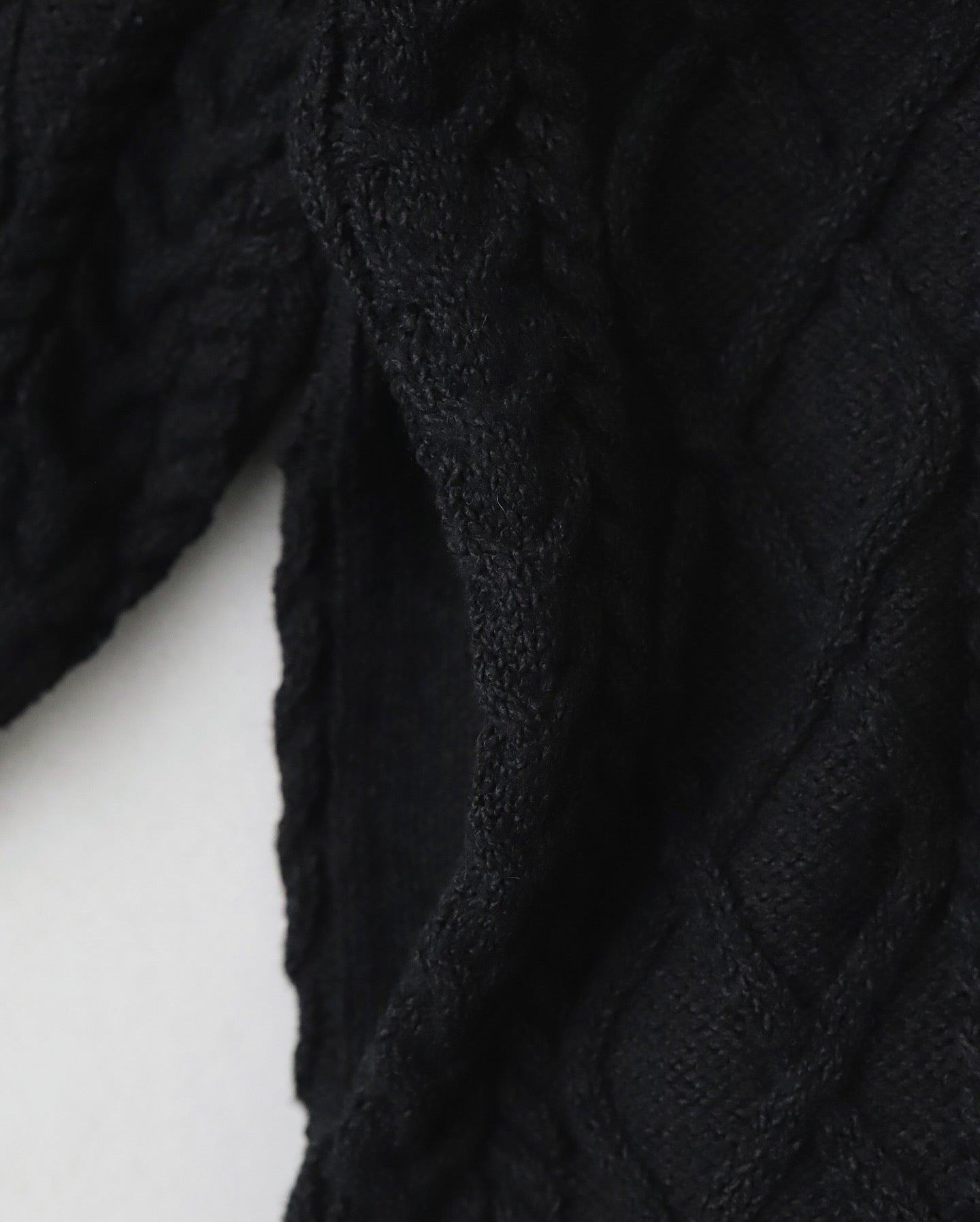 SHETLAND WOOL x SOLOTEX® TECH FISHERMAN SWEATER