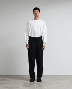 SELVAGE DENIM TWO TUCK PANTS
