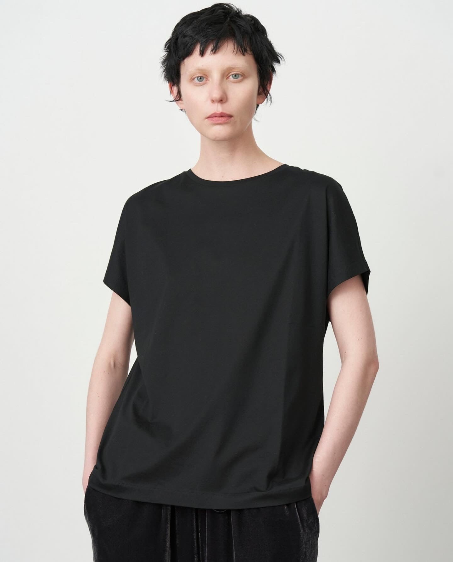 SUVIN 60/2 CAP SLEEVE T-SHIRT（WOMEN）