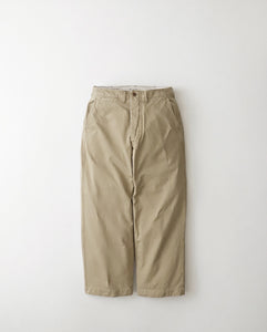 WEAPON CHINO CLOTH PANTS（45KHAKI / STONE WASH）