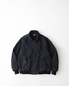 SUEDE LEATHER HARRINGTON JACKET