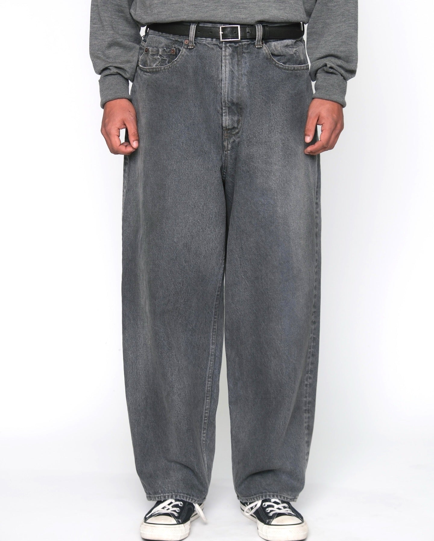 VINTAGE GRAY DENIM PANTS