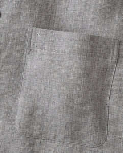 LINEN WOOL TWILL SHIRT JACKET