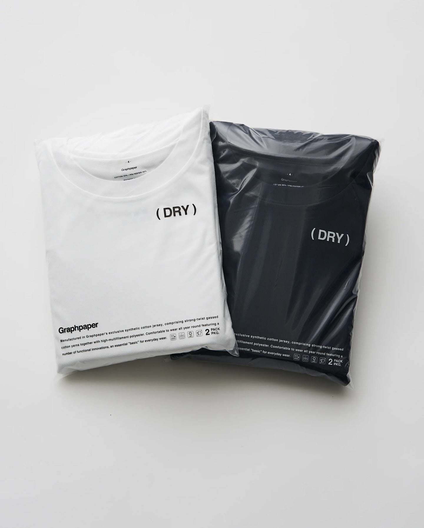 Graphpaper DRY 2-PACK CREW NECK TEE – NCNR ONLINE STORE