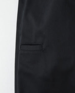 PLEATED BARREL LEG TROUSERS