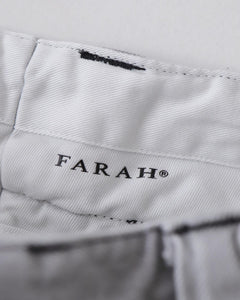 FARAH｜THREE-TUCK WIDE SHORTS / DENIM