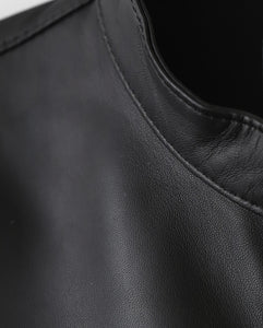 MINIMAL COLLERLESS SHIRTS｜SHEEP DRUM DYED