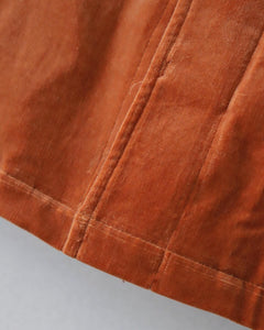 BLOUSON VELVET ORANGE