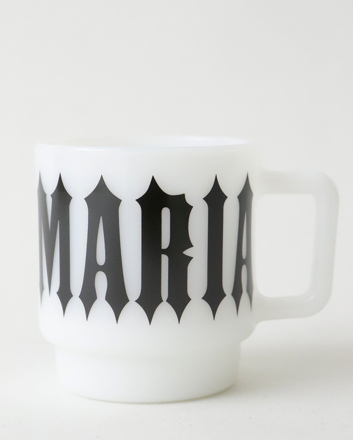 MILK GLASS MUG