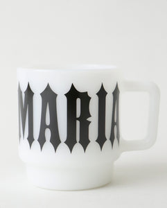 MILK GLASS MUG
