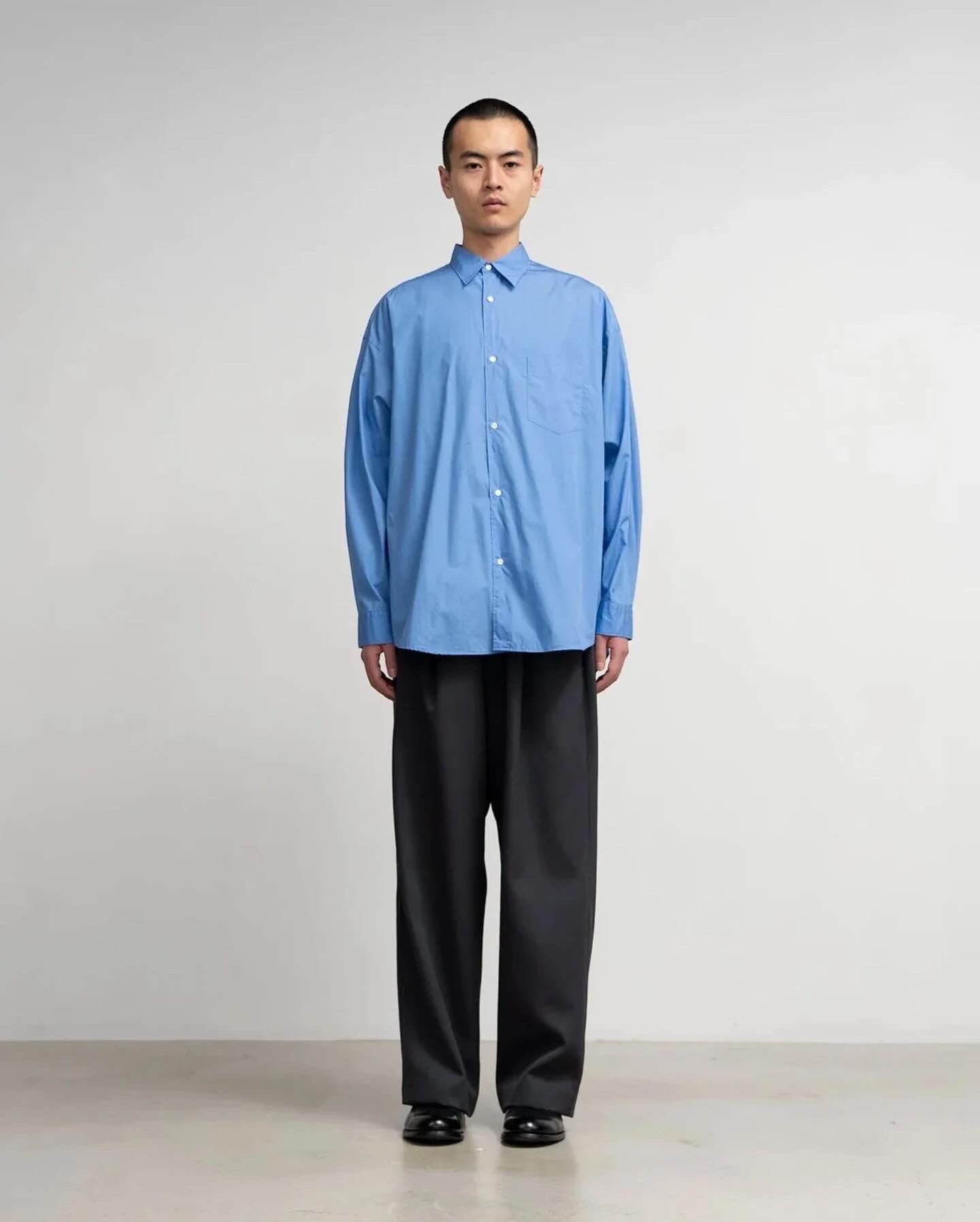 Graphpaper BROAD L/S OVERSIZED REGULAR COLLAR SHIRT – NCNR WEB STORE